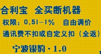 寧波銀豹合利寶核心機(jī)構(gòu)，寧波銀豹全買斷合利寶