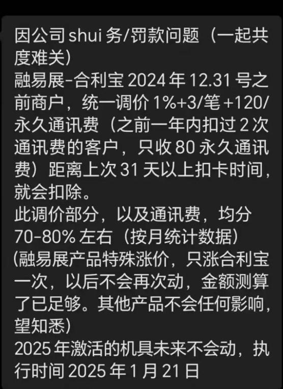 融易展-合利寶2024年12月31號手續費至萬100+3